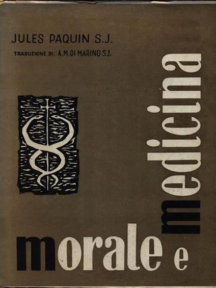   Medicina e morale - Jules Paquin - copertina