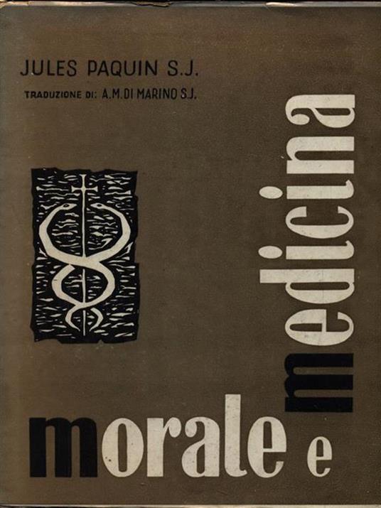   Medicina e morale - Jules Paquin - copertina