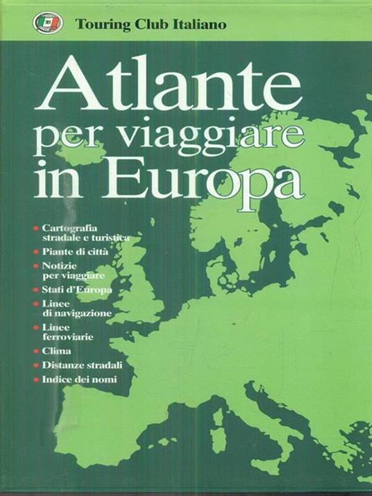 Atlante per viaggiare in europa - copertina