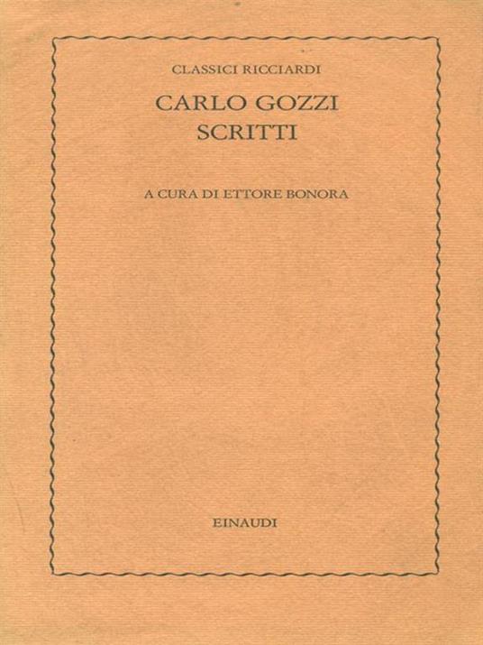 Scritti - Antonio Genovesi - copertina