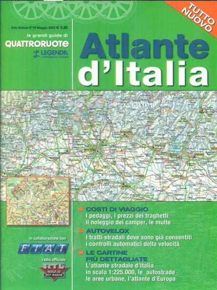 Atlante d'Italia - copertina