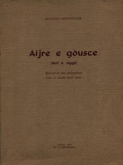 Aijre e gousce - copertina