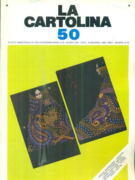 La cartolina n. 50/ nov-dic 1991 - copertina