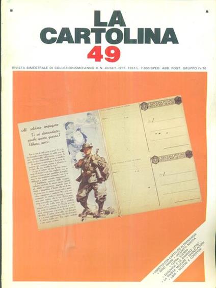La cartolina n. 49/ set-ott 1991 - copertina