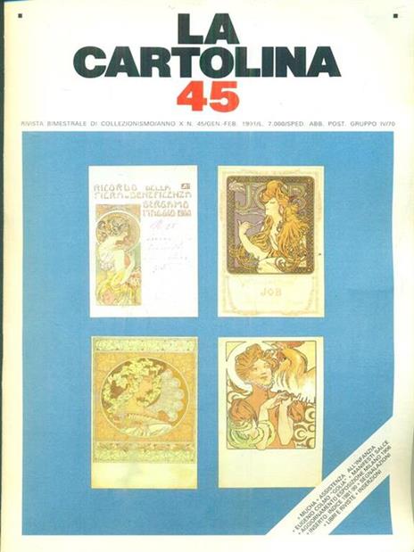 La cartolina n. 45/gen-feb 1991 - copertina