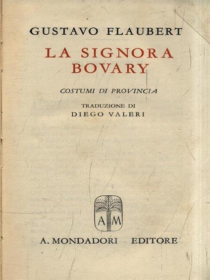La signora Bovary - Gustave Flaubert - copertina