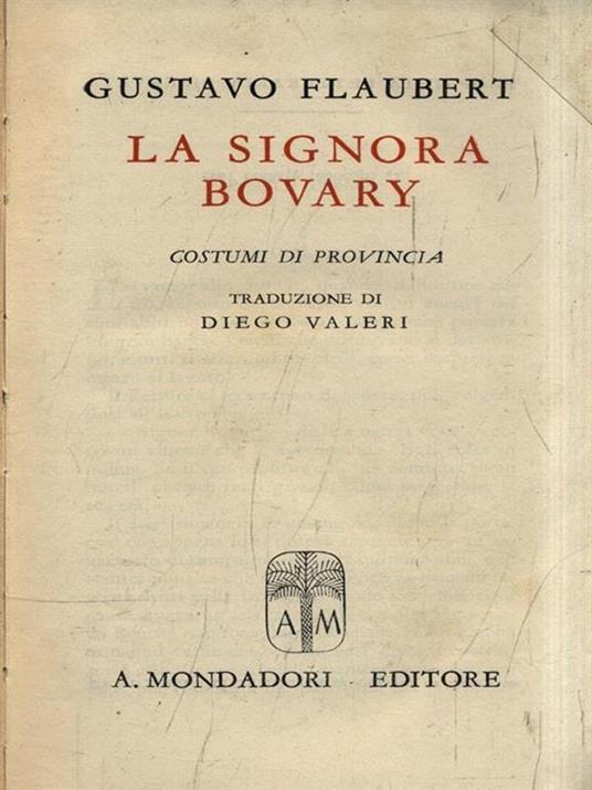 La signora Bovary - Gustave Flaubert - copertina