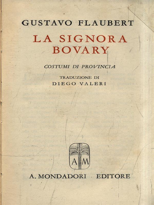 La signora Bovary