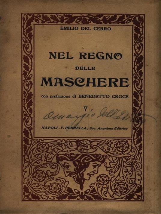Nel regno delle maschere - Emilio Del Cerro - copertina