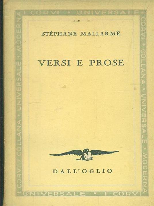   Versi e prose - Stéphane Mallarmé - copertina
