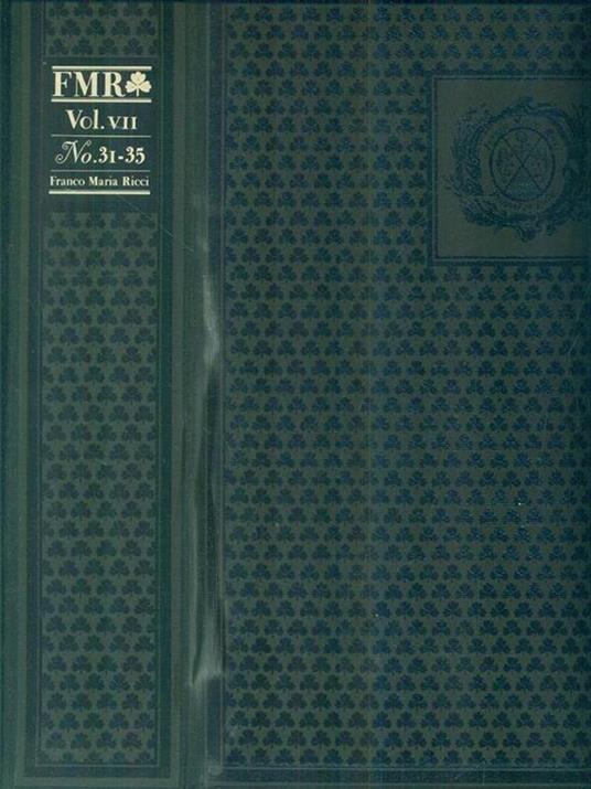   FMR Vol VII. N. 31-35 - copertina