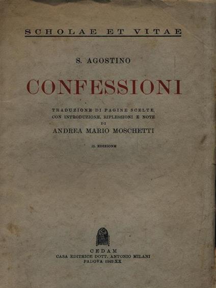   Confessioni - Agostino (sant') - copertina