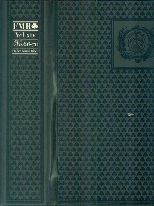 FMR Vol XIV - N. 66-70 - copertina