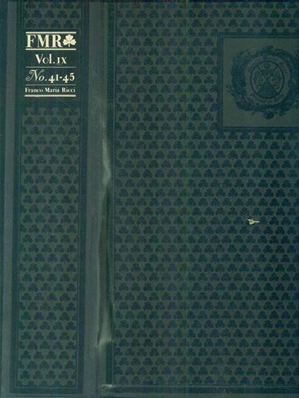 FMR Vol IX - N. 41-45 - copertina
