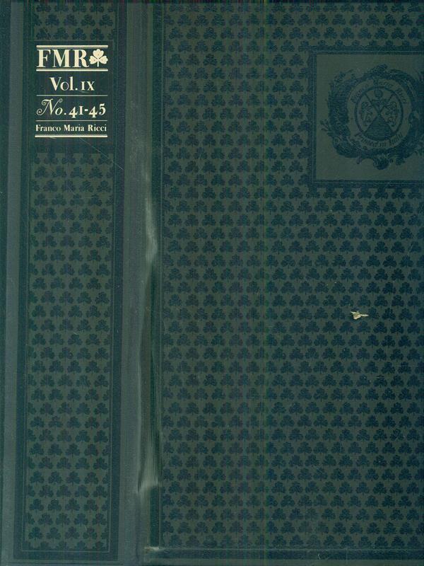 FMR Vol IX - N. 41-45