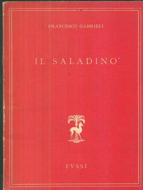 Il saladino - Francesco Gabrieli - copertina