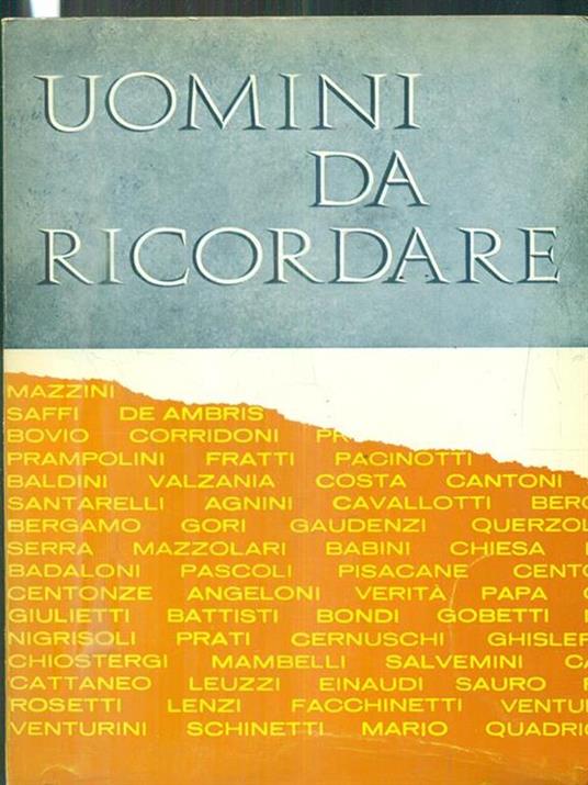   Uomini da ricordare - 2