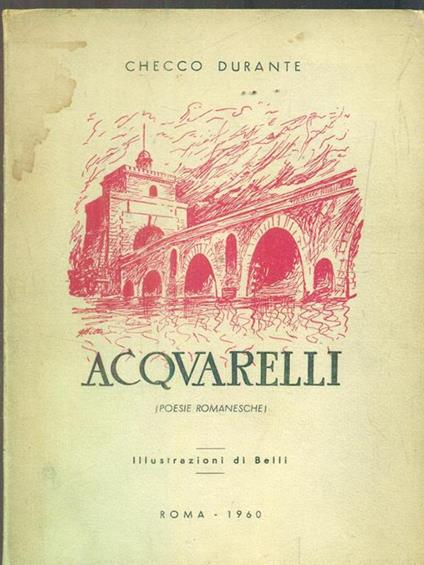   Acquarelli - Checco Durante - copertina