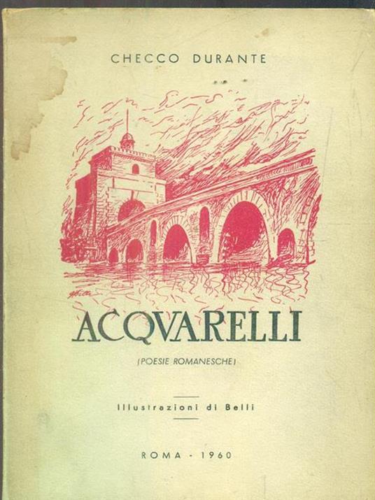   Acquarelli - Checco Durante - copertina