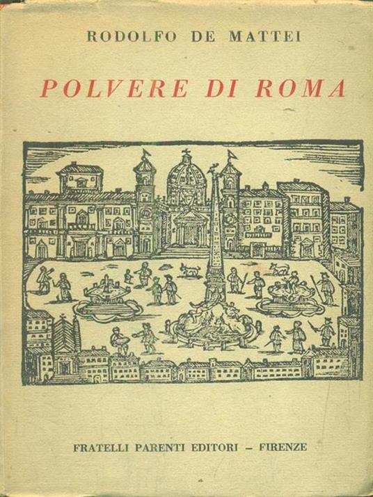   Polvere di Roma - Rodolfo De Mattei - copertina