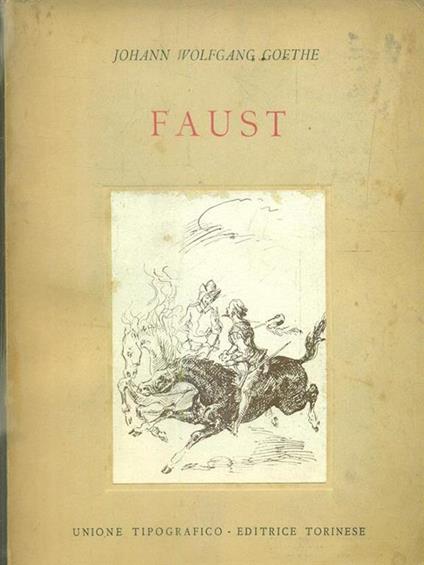   Faust - Johann Wolfgang Goethe - copertina