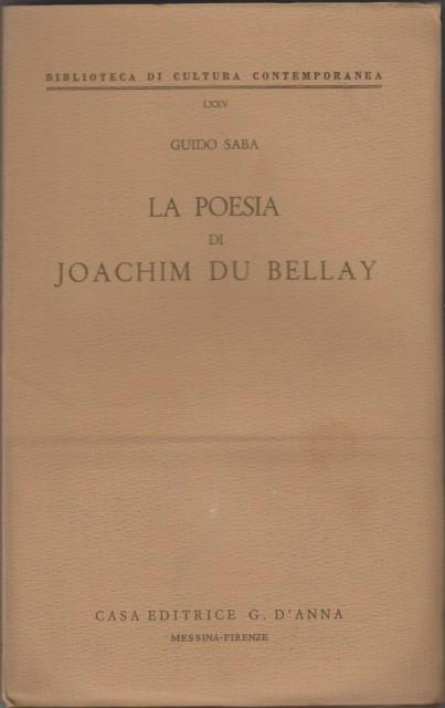 La Poesia di Joachim Du Bellay
