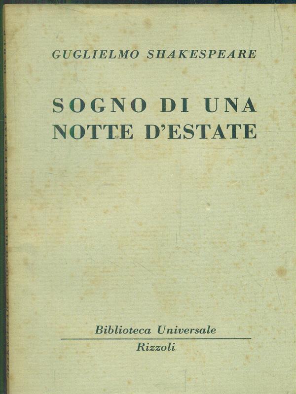 Sogno di una notte d'estate