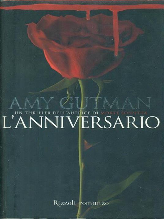 L' anniversario - Amy Gutman - copertina