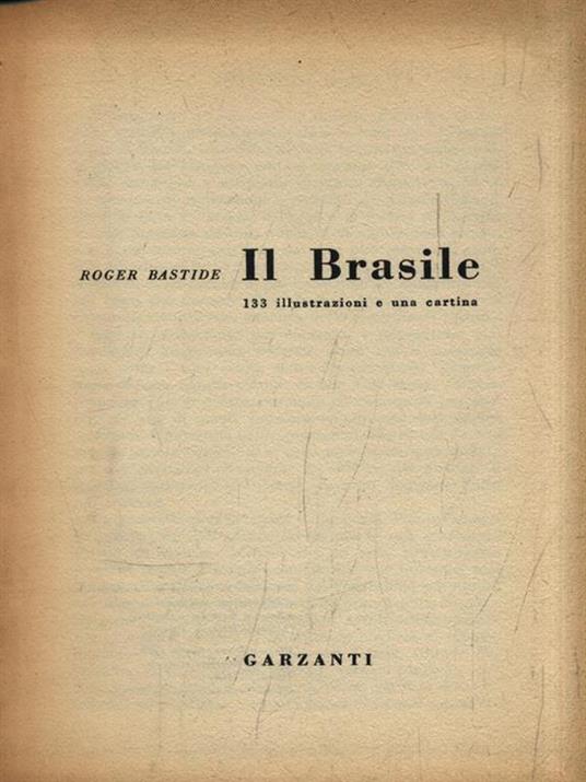 Il Brasile - Roger Bastide - copertina