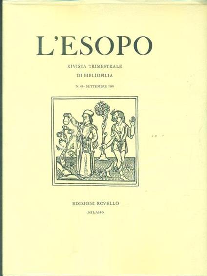 L' Esopo n. 43/ settembre 1989 - copertina