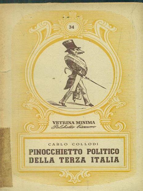 Pinocchietto politico della terza Italia - Carlo Collodi - copertina