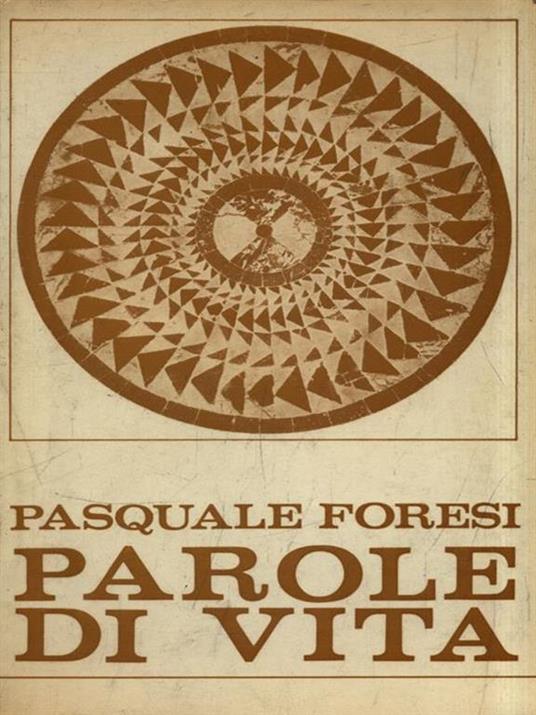 Parole di vita - Pasquale Foresi - copertina