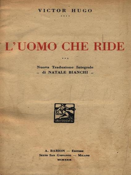 L' uomo che ride - Victor Hugo - copertina