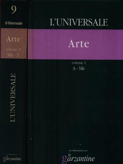 L' Universale Arte. 2 Volumi - copertina