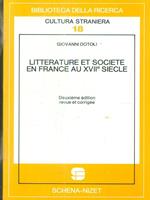 Litterature et societé en France au XVII siècle