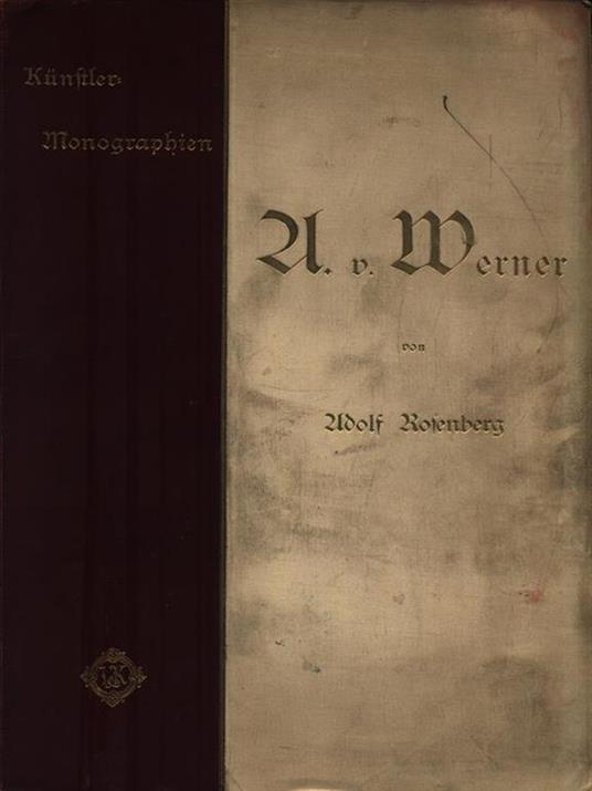 A. v. Werner - Adolf Rosenberg - copertina