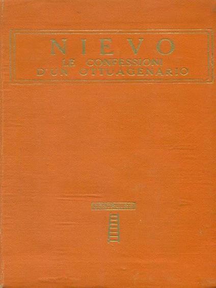 Le Le confessioni di un ottuagenario Vol. II - Ippolito Nievo - copertina