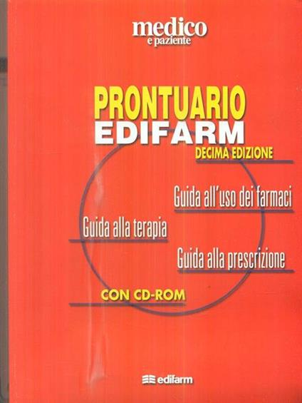 Prontuario EDIFARM. Manca CD - copertina