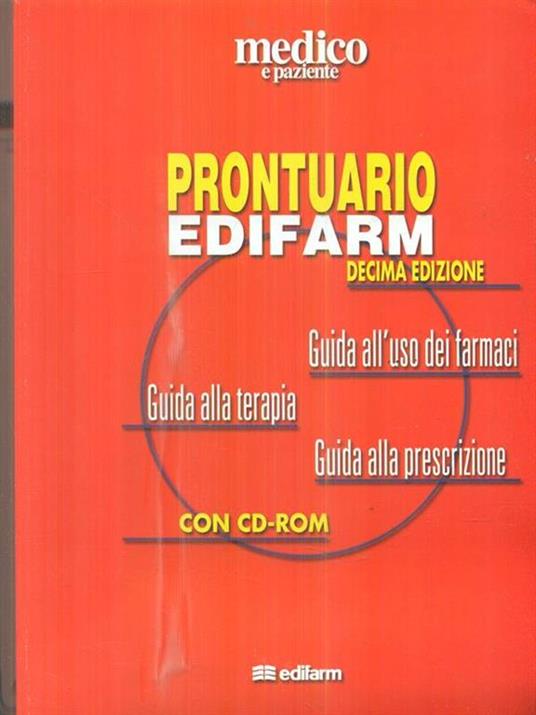 Prontuario EDIFARM. Manca CD - copertina
