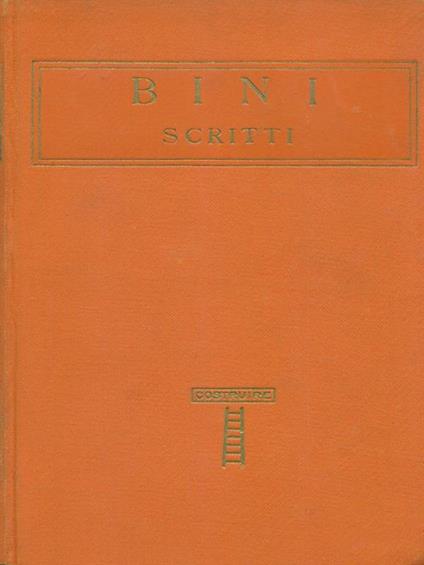 Scritti - Bini - copertina