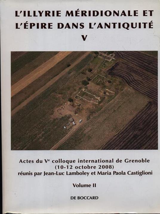 L' Illyrie méridionale et l'Épire dans l'Antiquité V. Vol II - copertina