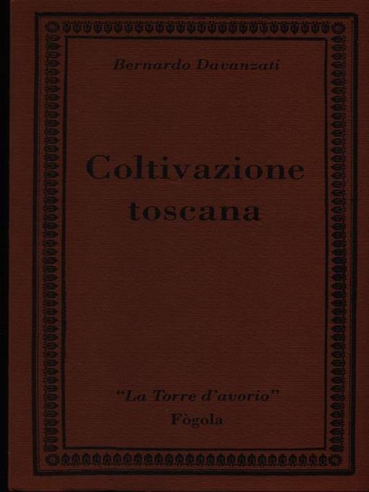 Coltivazione toscana - Bernardo Davanzati - copertina
