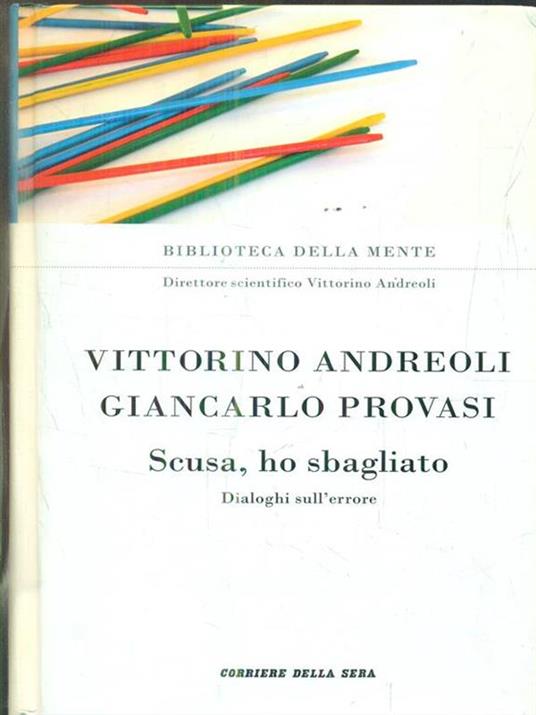 Scusa, ho sbagliato - Vittorino Andreoli - copertina