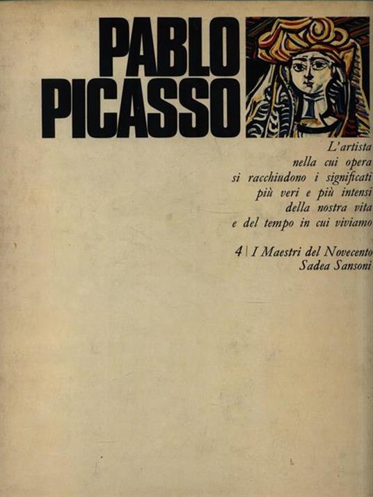 Pablo Picasso - Hans L. Jaffè - copertina