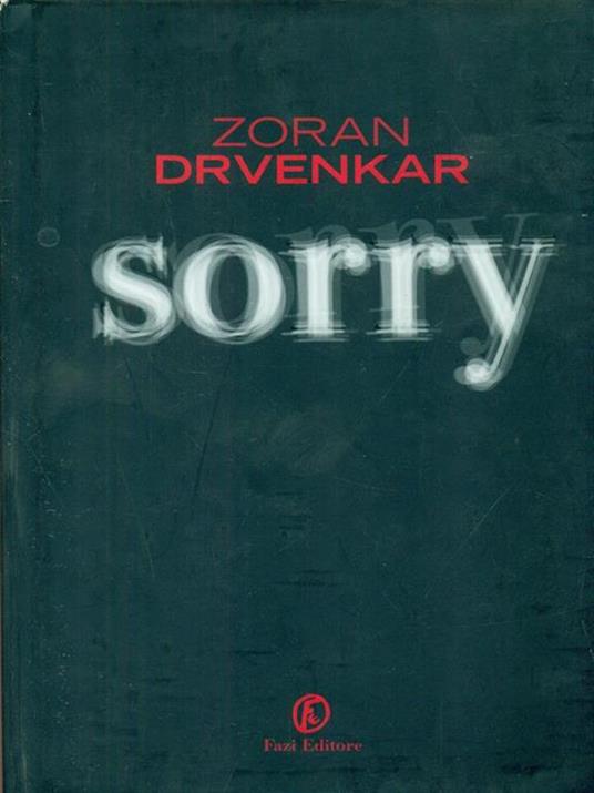 Sorry - Zoran Drvenkar - copertina