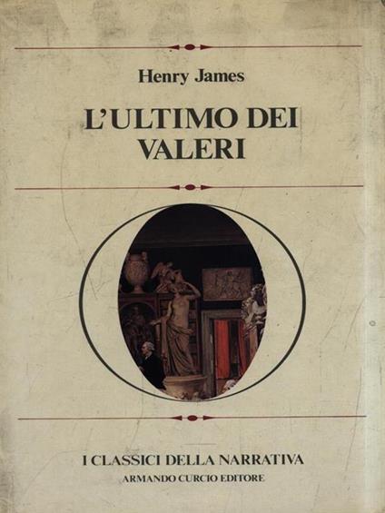 L' ultimo dei Valeri - Henry James - copertina