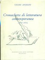 Cronachette di letteratura contemporanea (1919-1971)