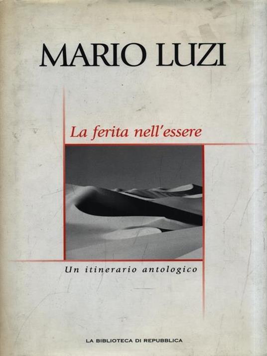 La ferita nell'essere - Mario Luzi - copertina