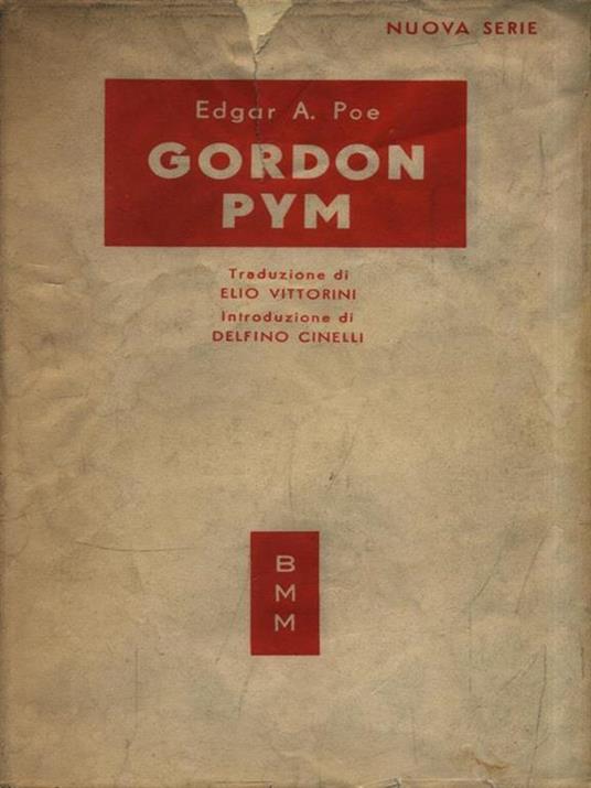 Gordon Pym - Edgar Allan Poe - copertina