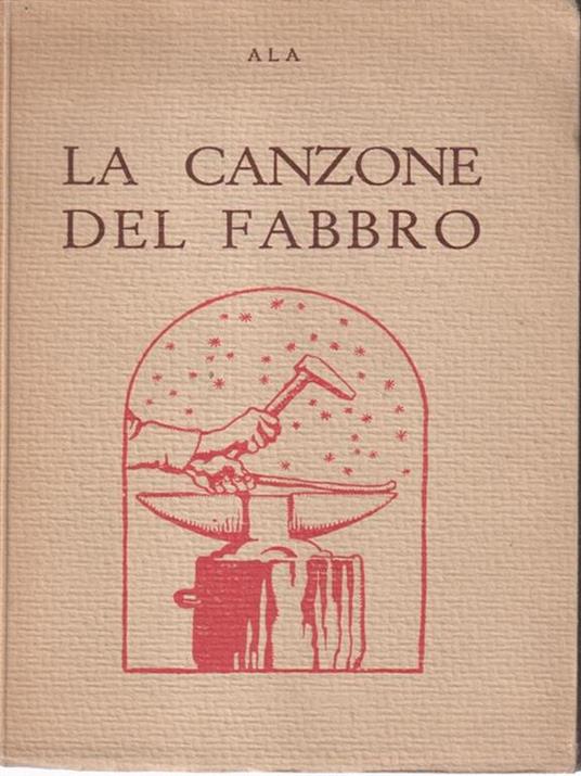 La canzone del fabbro - Ala - copertina